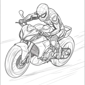 spider man para colorir