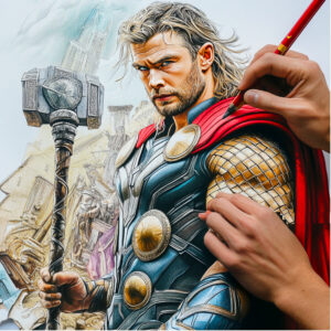 como colorir thor