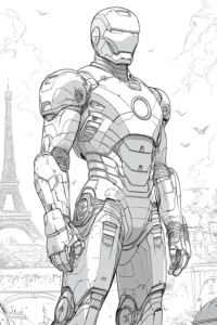 desenho do homem de ferro