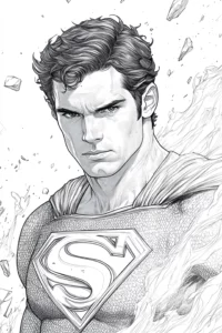 desenho do superman
