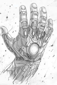 desenho do thanos para colorir