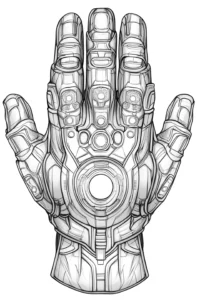 desenho do thanos para colorir
