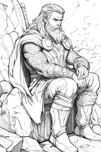 desenho do thor