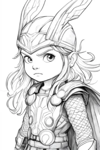 desenho do thor