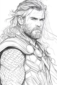 desenho do thor
