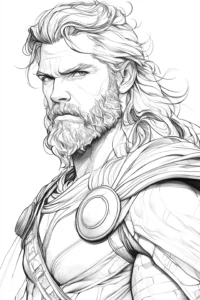 desenho do thor