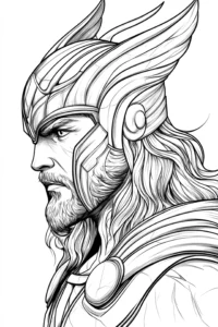 desenho do thor