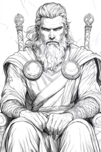 desenho do thor para colorir