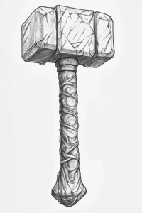 desenho do thor para colorir