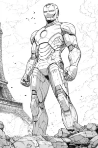 desenho homem de ferro