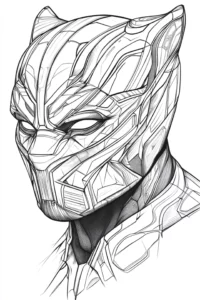 desenho pantera negra