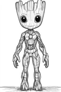 desenho para colorir groot