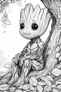 desenho para colorir groot