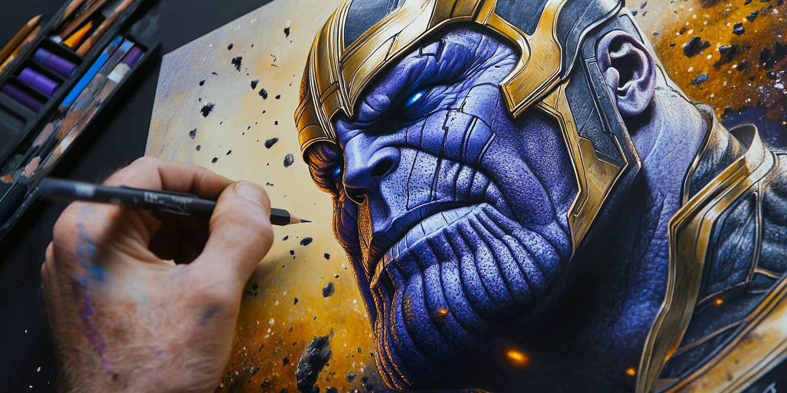 desenhos para colorir da marvel realistas