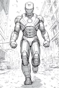 desenhos para colorir homem de ferro