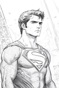 desenhos para colorir superman