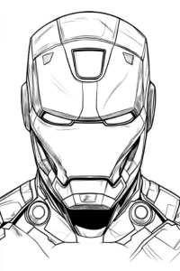 homem de ferro desenho