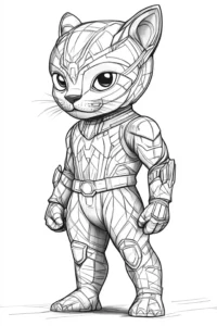 pantera negra desenho