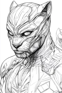 pantera negra desenho