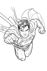 superman desenho para colorir
