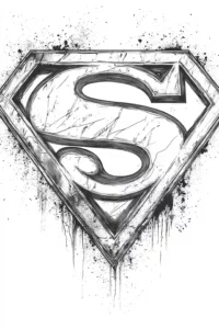 superman para colorir