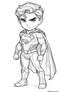 superman para colorir