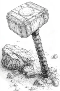 thor desenhos para colorir