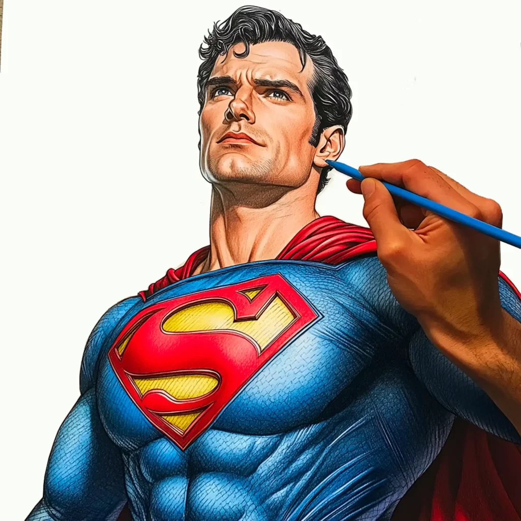 como colorir superman
