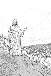 desenho biblico para colorir