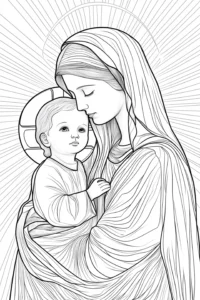 desenho biblico para colorir