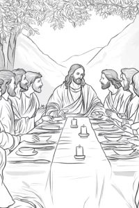desenho biblico para colorir