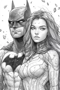 desenho do batman para colorir