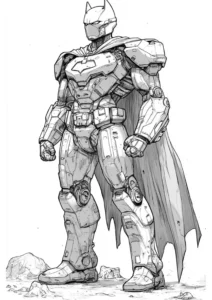 desenho do batman para colorir