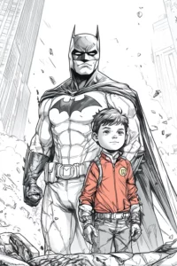 desenho para colorir batman