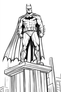 desenho para colorir batman
