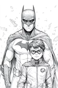 desenho para colorir batman