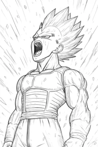 desenhos para colorir do vegeta