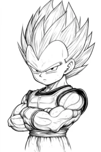 vegeta desenho