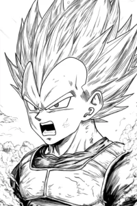 vegeta desenho