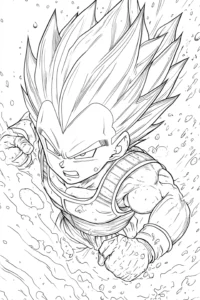 vegeta desenho