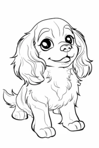 cachorrinho para colorir