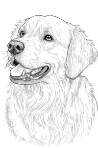 cachorro para colorir