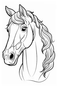 cavalos para colorir