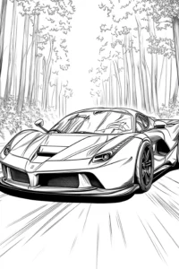 desenho carros para colorir