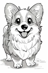 desenho de cachorrinho para colorir