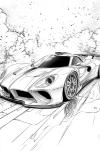 desenho de carro para colorir