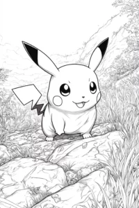 desenho de pikachu