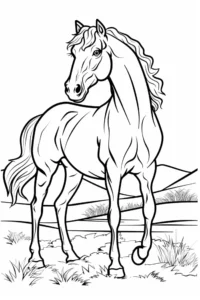 desenho do cavalo