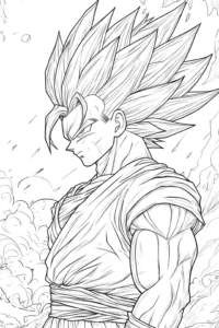 desenho do goku instinto superior