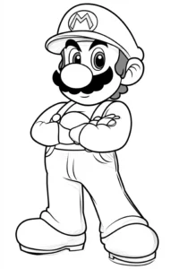 desenho do mario